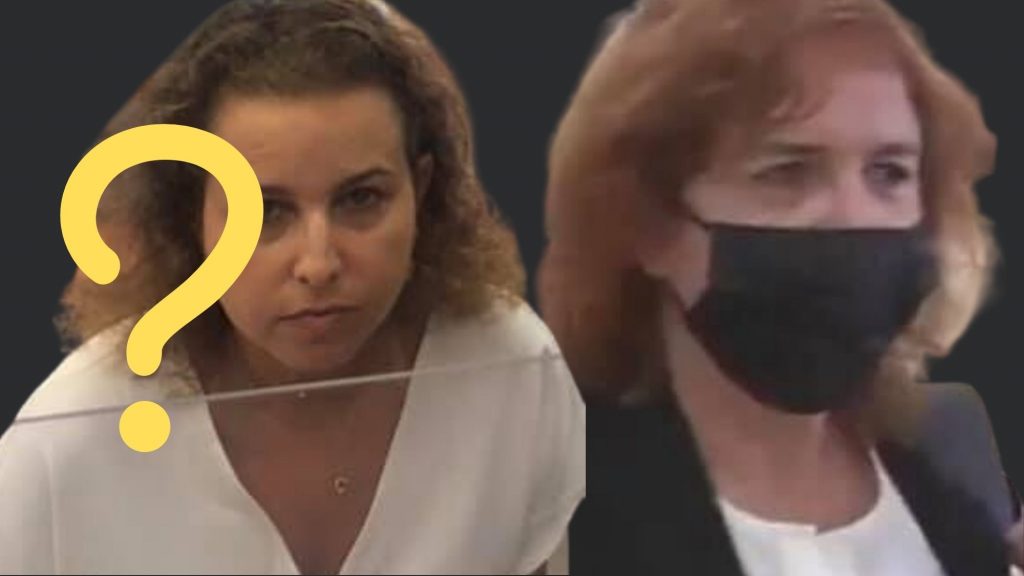 ליאת בן ארי, יהודית תירוש – התובעות במשפט נתניהו (צילום: אלי ציפורי)