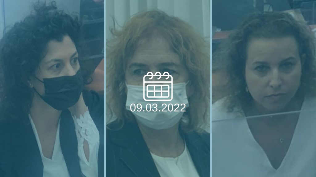 ליאת בן ארי, יהודית תירוש, ניתן וולקן (צילום: אלי ציפורי)