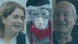 ליאת בן ארי (צילום: אלי ציפורי), ארנון מילצ'ן (צילום מתוך טלוויזיה)