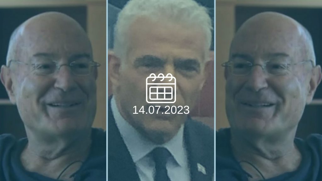 ארנון מילצ'ן (צילום מסך טלוויזיה), יאיר לפיד (ויקיפדיה)