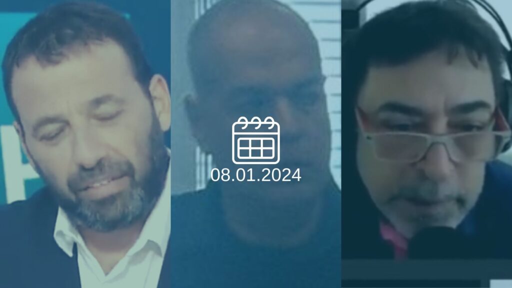 בן כספית, רביב דרוקר (צילומי מסך), ניצב מוטי לוי (צילום: אלי ציפורי)
