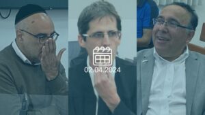 אייל גבאי, שאול ורדי (צילום: אלי ציפורי)