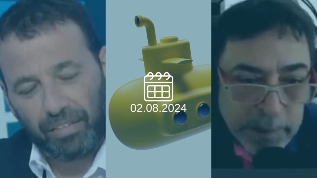 בן כספית, רביב דרוקר (צילומי מסך טלוויזיה)