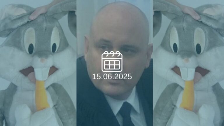 יוני תדמור (צילום: אלי ציפורי), בובת באגס-באני (יאיר נתניהו)