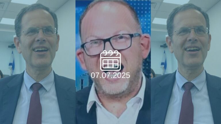 ח"כ משה סעדה (אלי ציפורי), אביעד גליקמן (צילום מסל טלוויזיה)