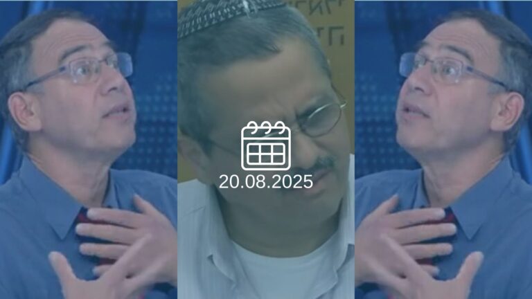 שי ניצן, רוני אלשיך (צילום מסך טלוויזיה)